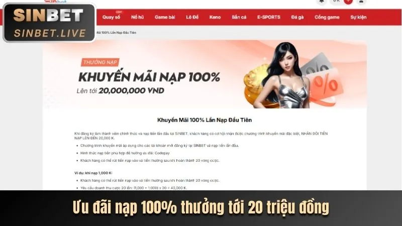 Khuyến mãi chào mừng nuw88